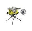 Pack RYOBI - Scie sur table électrique RTS1800EF-G - 1800W - 254mm - piètement rétractable - roues - extension - lame carbure - SB254T24A1