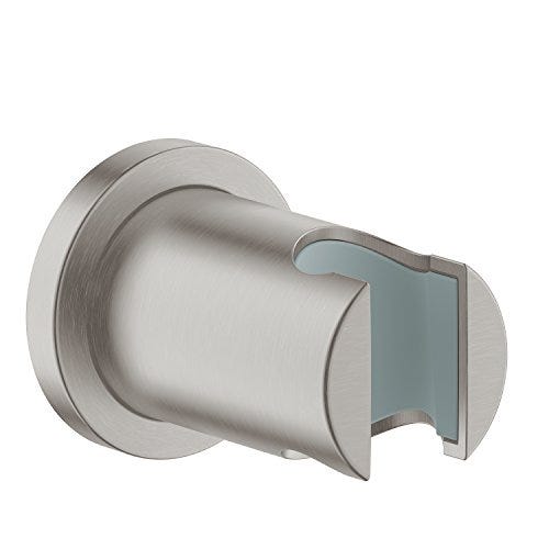 Grohe RAINSHOWER - Support mural pour douchette, supersteel, (27074DC0) 2