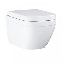 Grohe Euro ceramic WC suspendu compact sans bride avec abattant frein de chute (Eurocompact) 0