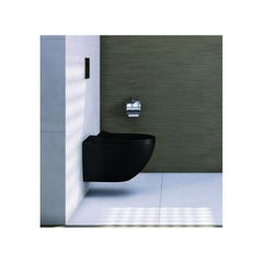 Vitra Sento WC sans bride SmoothFlush + Abattant avec frein de chute, Noir mat (7848-083-6147) 3