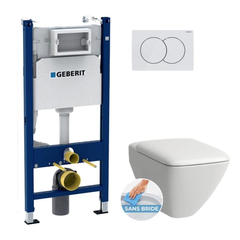 Geberit Pack WC Bati support Cuvette suspendue sans bride Laufen