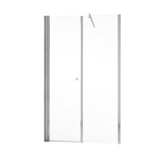Schulte Porte de douche pivotante, verre 6 mm, profilé aspect chromé, Garant, anticalcaire 140 x 200 cm, ouverture vers la gauche 1