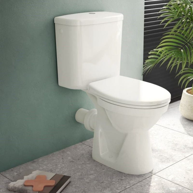 Vitra Normus Pack WC à poser avec abattant frein de chute et réservoir, Blanc (9780-003-7210) 1