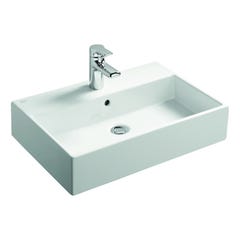 Ideal Standard Ensemble Lavabo 60x42cm + Bonde clic-clac + Siphon de lavabo, Chrome (K077801-SET) 3