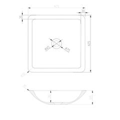 Vasque à poser en Solid surface Blanc mat - Isiro 3