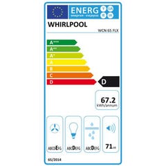 Hotte visière WHIRLPOOL, WCN65FLX 3