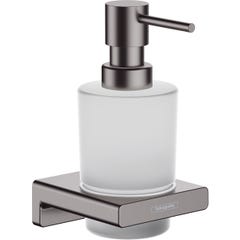 HANSGROHE Distributeur de savon liquide noir chromé brossé AddStoris
