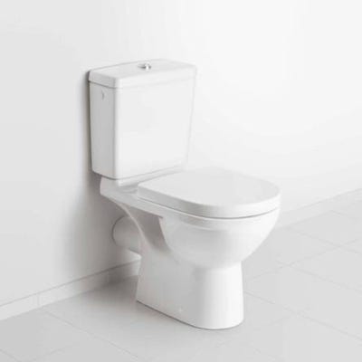 WC à poser VILLEROY ET BOCH O.novo avec abattant frein de chute déclipsable  + nettoyant Briochin ❘ Bricoman
