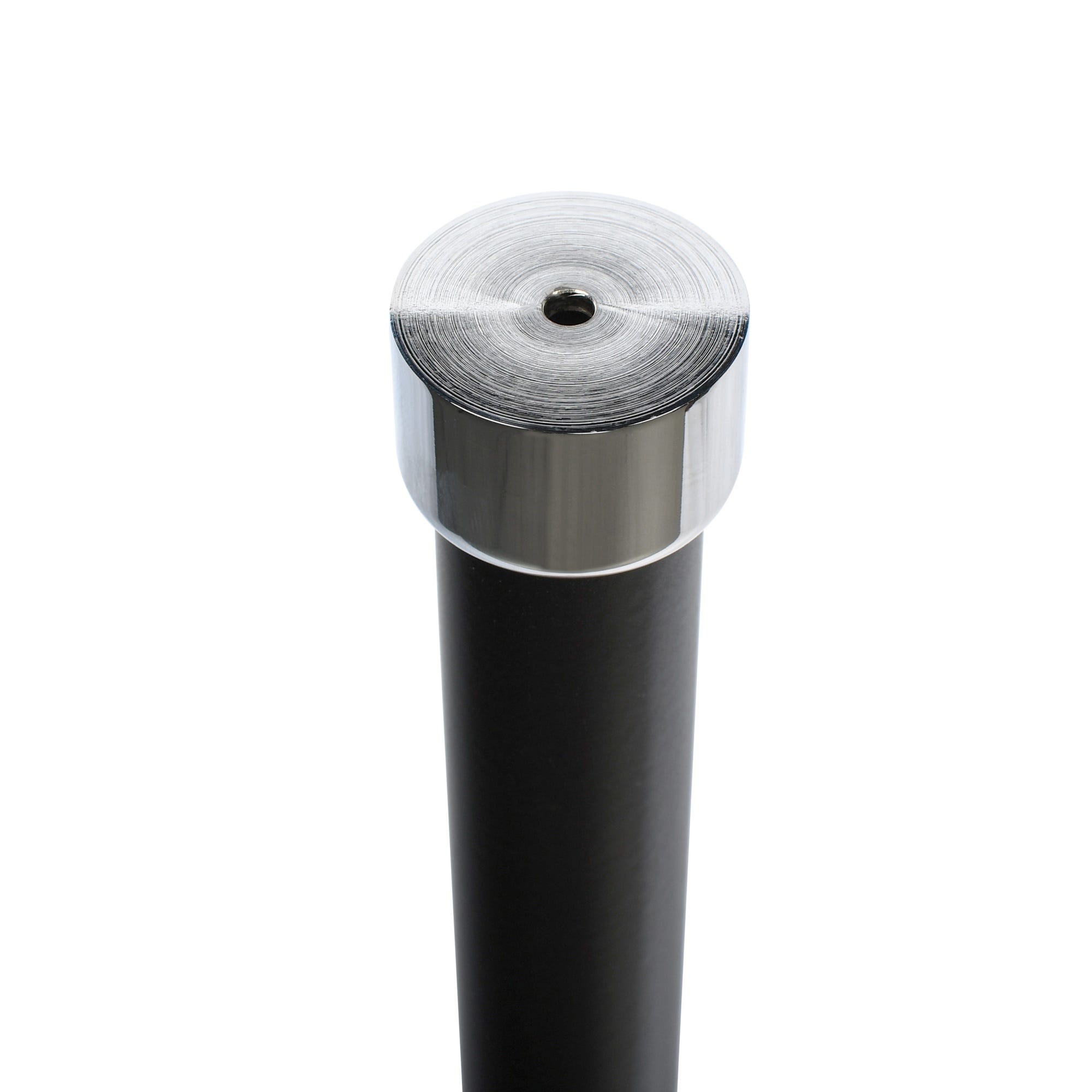 Schulte Barre de fixation au plafond pour paroi de douche 5-8 mm, barre de renfort 80 cm à raccourcir, barre de stabilisation universelle , noir 2