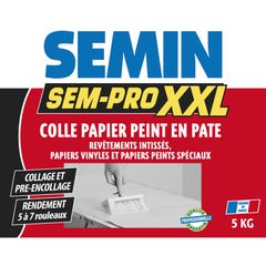 Lot de 3 colles papiers peints en pâte Semin Pro XXL - prêt à l'emploi - pot de 5 kg 3