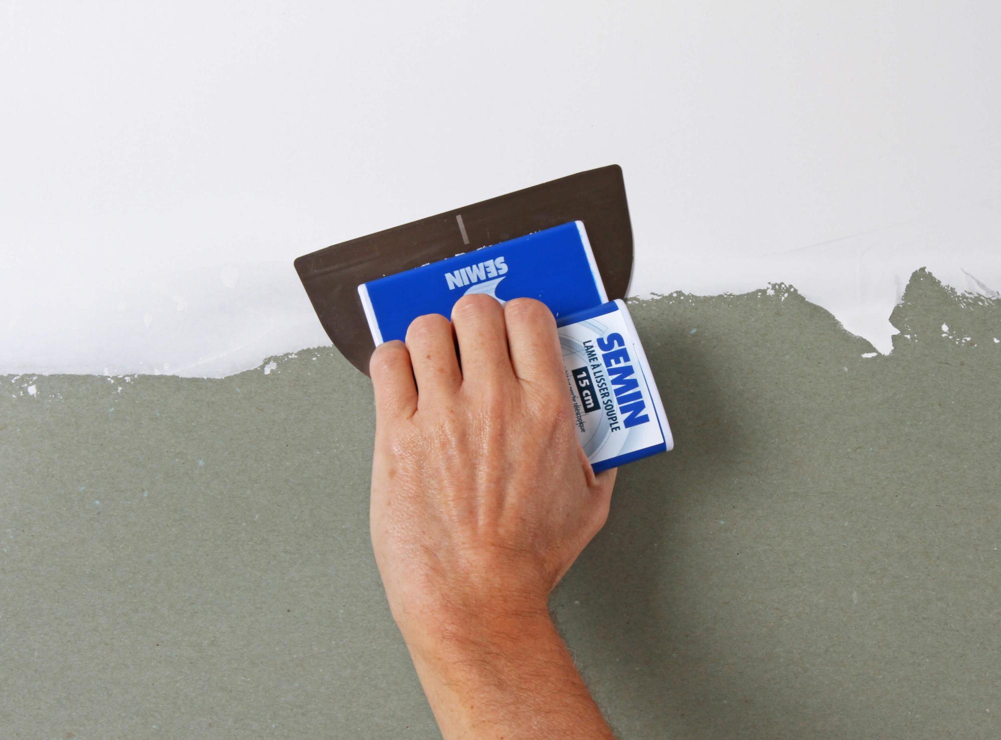 Enduit 2 en 1 Multifonctions Semin joint et lissage plaque de plâtre