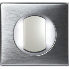 interrupteur à couronne lumineuse Témoin ou lumineux Céliane Aluminium complet Non Legrand 0