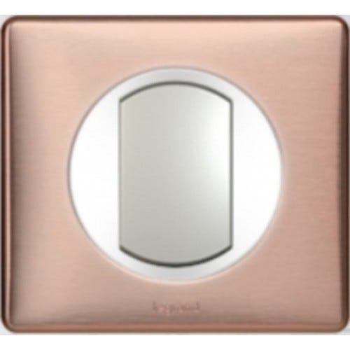 interrupteur à couronne lumineuse Témoin ou lumineux Céliane Copper complet Non Legrand 1