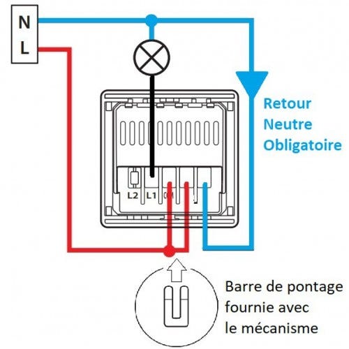 Interrupteur Tactile Céliane complet Legrand NC5091 1