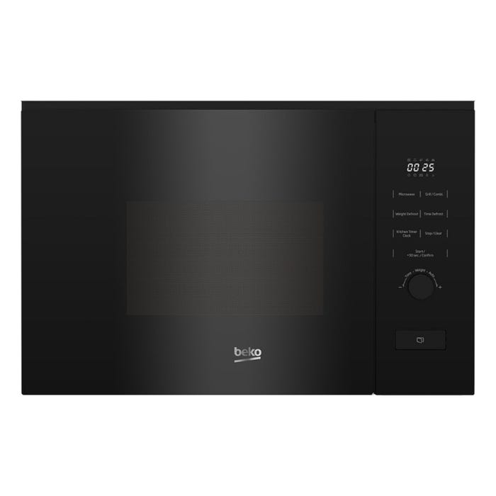 Beko Four micro-ondes et gril encastrable 20L, 800W. Sécurité enfant, 8 programmes de cuisson automatiques, noir (BMGB20212B) 0
