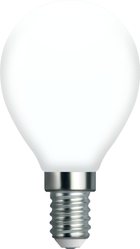 AMPOULE G45 FILAMENT VERRE BLANC E14 4W 4000K 470LM