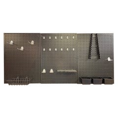 Panneaux muraux x3 et accessoires de rangement x24 Fischer darex 0