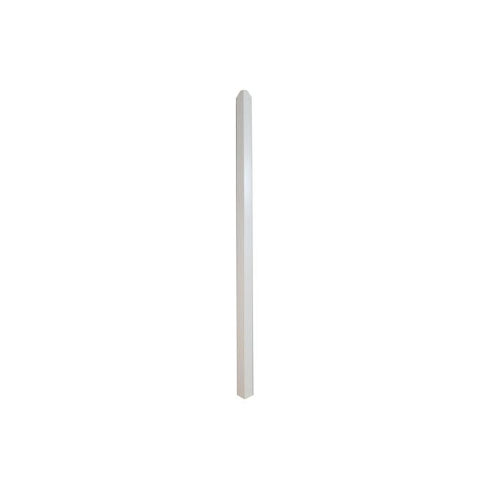 Poteau d'angle pour verrière d'intérieur en aluminium VERREA - Blanc - 123 cm 0