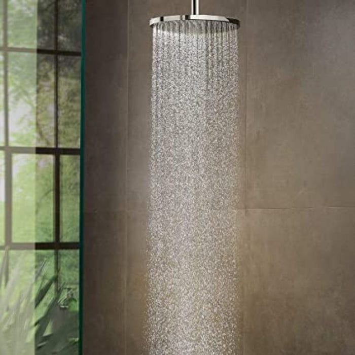 Lot robinet douche encastré thermostatique HANSGROHE Ecostat S + Douche de tête Raindance S 300 fixation plafond 1