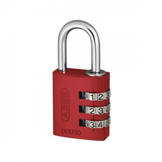 Cadenas à code ABUS 145/30 Couleur - Rouge