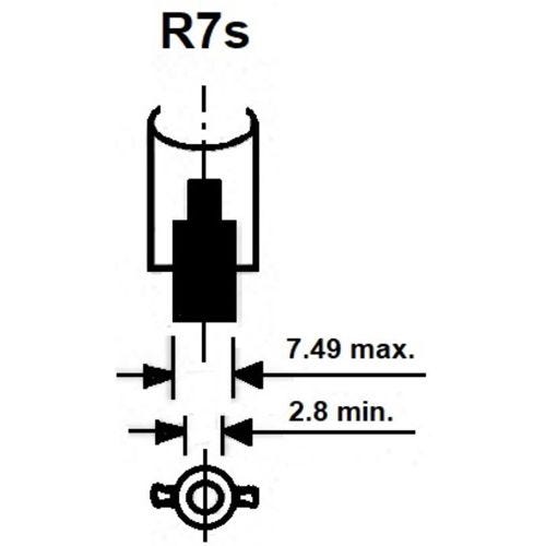 Lampe TOLEDO Retro R7S 118mm 7,7W 850lm 4000K - SYLVANIA - 0029685 1