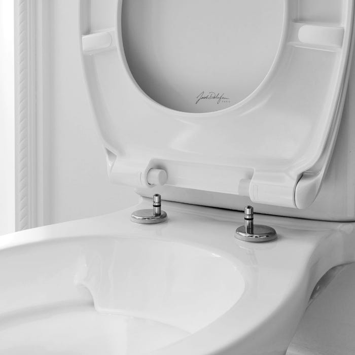 WC à poser sans bride JACOB DELAFON Gaspard + gel WC | Economie d'eau 2
