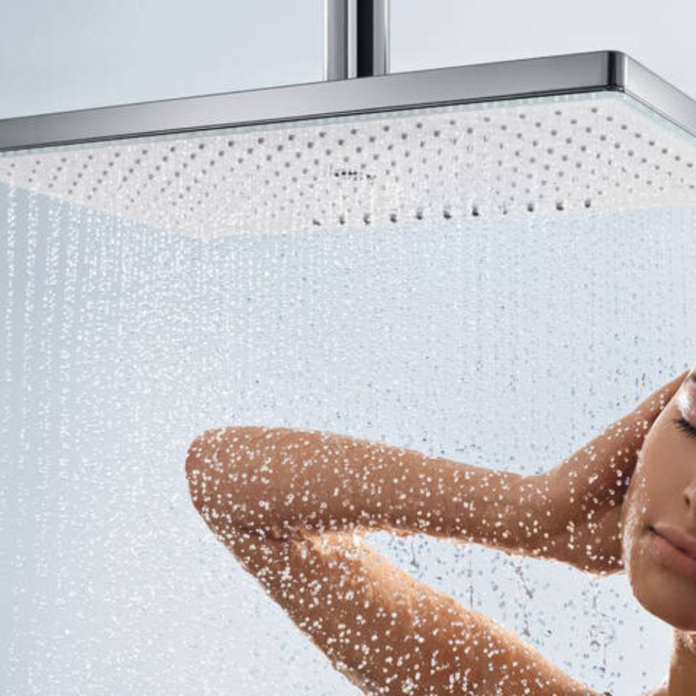 Lot robinet douche encastré thermostatique HANSGROHE ShowerSelect + Douche de tête Raindance E 300 fixation plafond 1