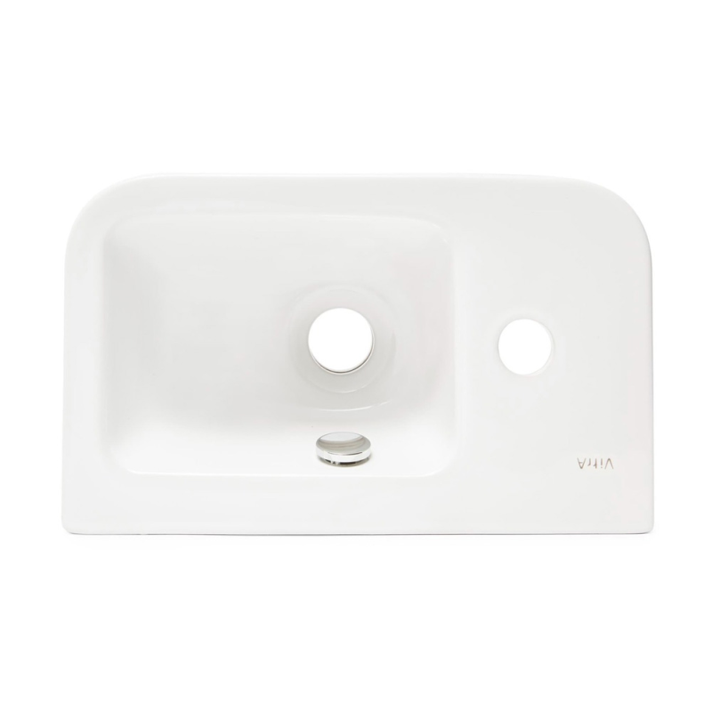 Vitra Intégra Lave-mains 37x22 cm, trou pour robinet à gauche, blanc (7090-003-0028) 2