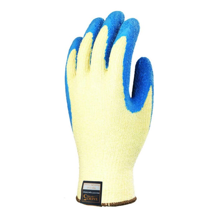 Lot de 10 gants TAEKI 5 enduit latex bleu, jauge 10 - Coverguard - Taille XL-10 0