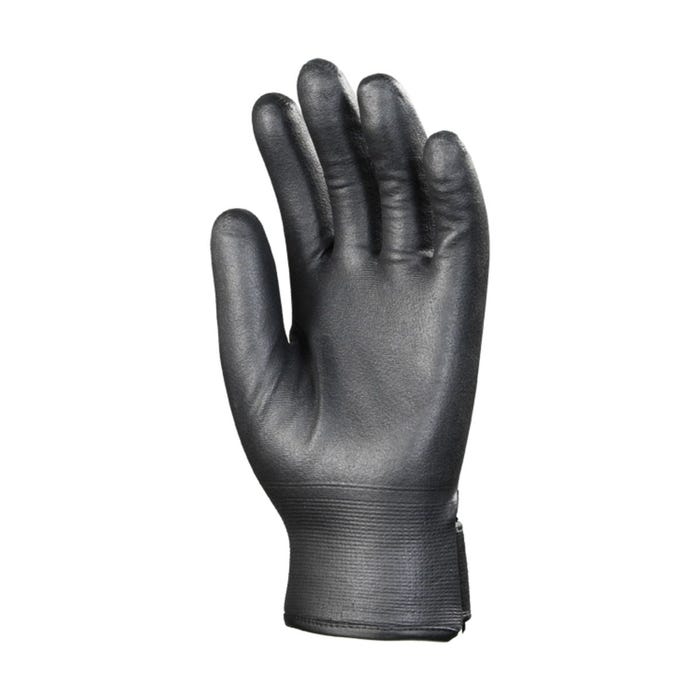 Lot de 10 gants EUROFLEECE nylon enduits mousse nitrile noir - Coverguard - Taille XL-10 1