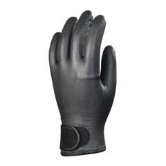 Lot de 10 gants EUROFLEECE nylon enduits mousse nitrile noir - Coverguard - Taille XL-10 0