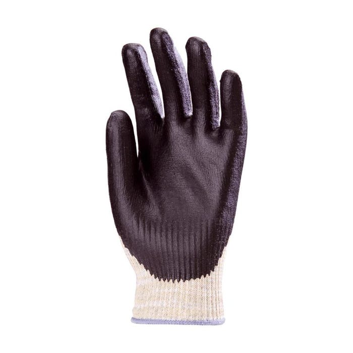 Lot de 10 gants kevlar EUROSAFE+, paume enduite nitrile - Coverguard - Taille XL-10 1