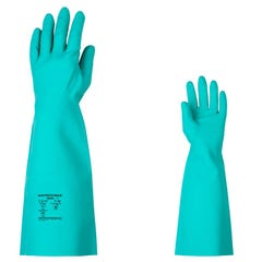 Lot de 6 gants Nitrile plus 5540 vert, 45 cm, ép. 0.56 mm - Coverguard - Taille XL-10 2