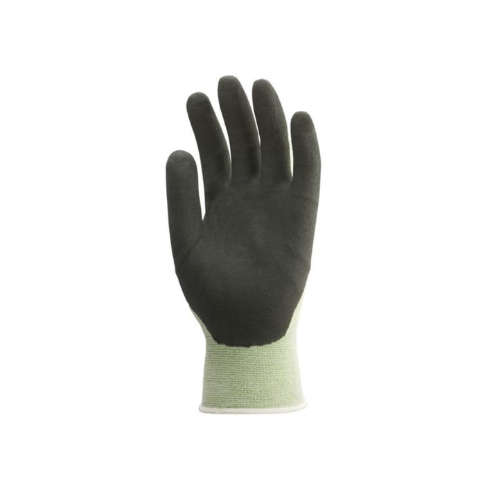 Lot de 10 paires de gants EUROBAMBOU Nyl/Spdex paume end. NFT noir - COVERGUARD - Taille M-8 1