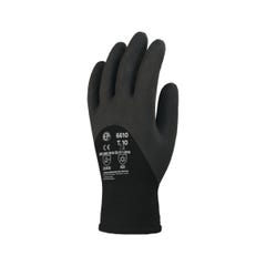 Lot de 10 paires de gants EUROWINTER enduit mousse latex noir dos aéré - COVERGUARD - Taille 2XL-11 0