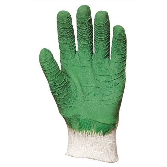 Gants latex crépé vert, dos aéré standard - COVERGUARD - Taille M-8 2