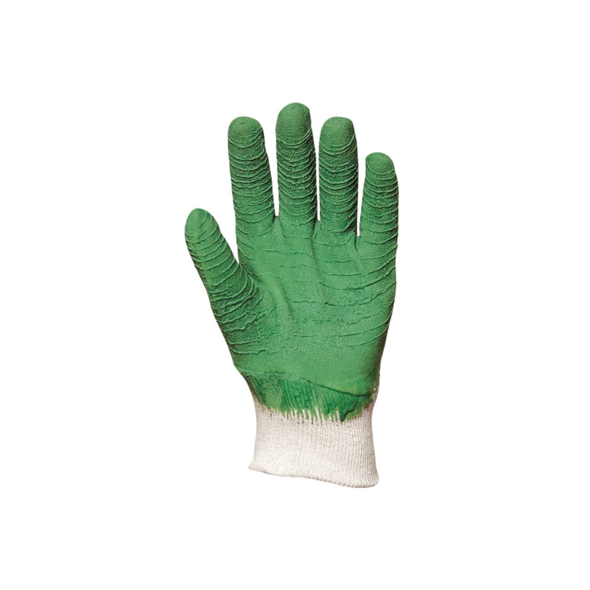Gants latex crépé vert, dos aéré standard - COVERGUARD - Taille M-8 1