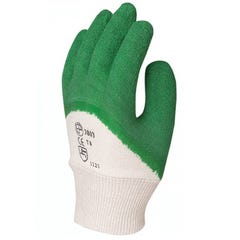 Gants latex crépé vert, dos aéré standard - COVERGUARD - Taille XL-10 2