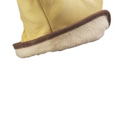 Lot de 12 paires de gants FINLANDE fleur vachette jaune fourré - COVERGUARD - Taille XL-10 2