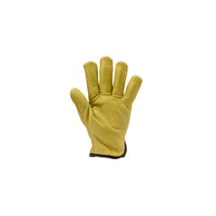 Lot de 12 paires de gants FINLANDE fleur vachette jaune fourré - COVERGUARD - Taille XL-10 1