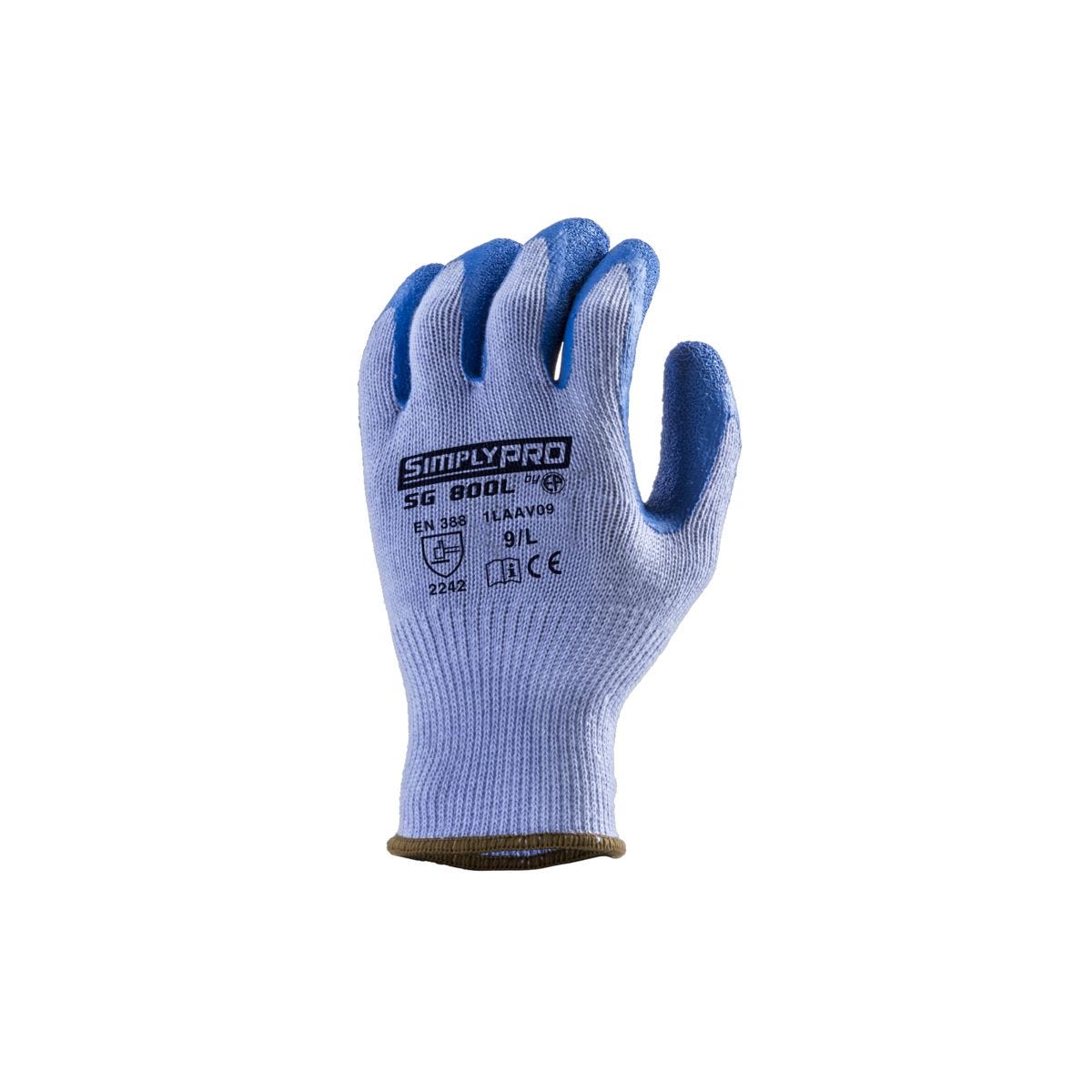Lot de 10 paires de gants SIMPLY PRO SG800L paume latex - COVERGUARD - Taille M-8 0