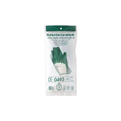 Gants latex crépé vert qualité supérieure - COVERGUARD - Taille XL-10 2