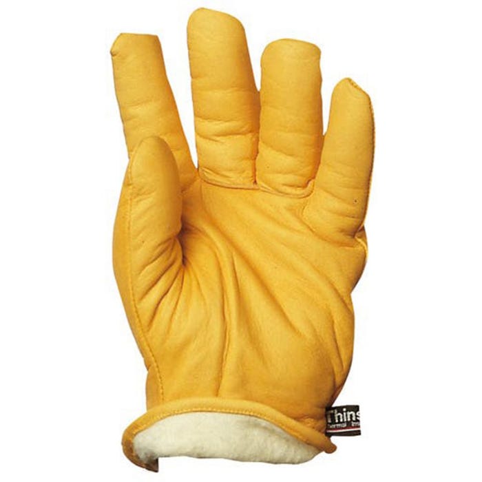 Lot de 10 paires de gants ALASKA fleur vachette doublé Thinsulate - Coverguard - Taille XL-10 2