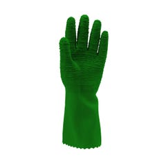 Gants latex crépé vert standard 32 cm - COVERGUARD - Taille XL-10 1