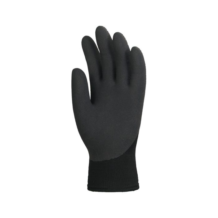 Lot de 10 paires de gants EUROWINTER enduit mousse latex noir dos aéré - COVERGUARD - Taille XL-10 1