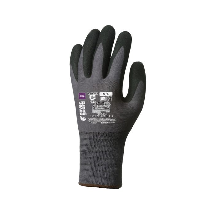 Gants EUROGRIP 15N500 dble enduction nitrile paume - Coverguard - Taille XS-6 0