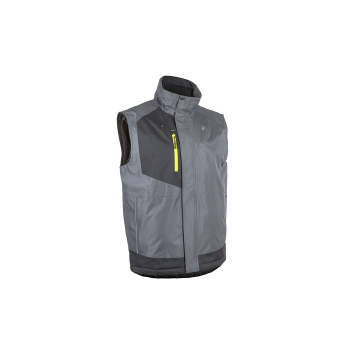AZUKI Gilet Froid anthracite/noir Polyester Risptop + Polaire 300g/m² - Coverguard - Taille L 0