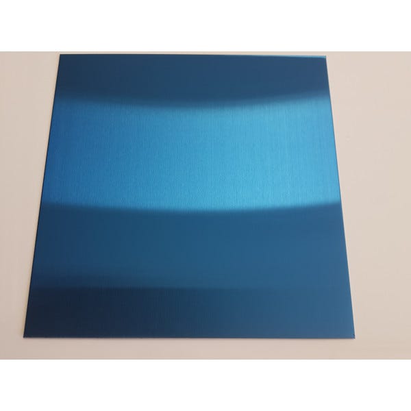 Fond de Hotte / Crédence Inox Bleu Brossé H 30 cm x L 90 cm de 0,8 mm 2