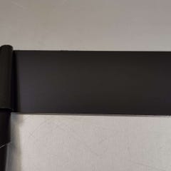 Crédence Aluminium Noir RAL 9005 mat H 40 cm x L 40 cm 1