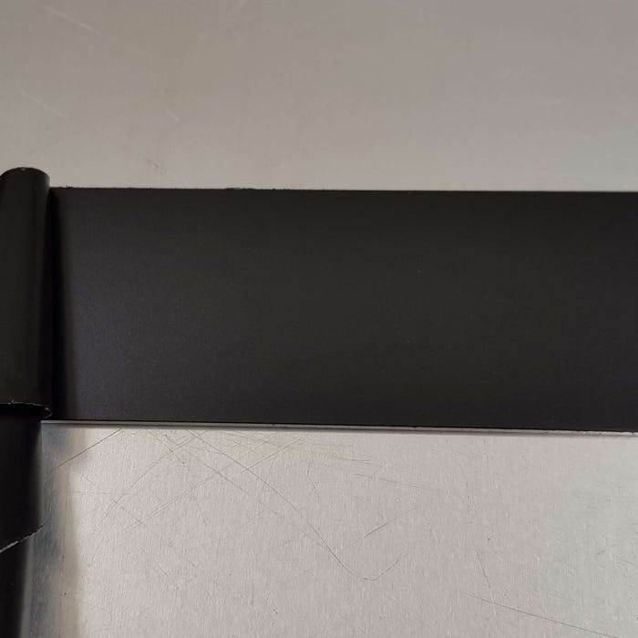Crédence Aluminium Noir RAL 9005 mat H 45 cm x L 70 cm 1